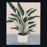 Puzzle Houseplant<br><div class="desc">Houseplant IV por Victoria Borges. Ofrece un houseplant potted contra un fondo neutral.</div>