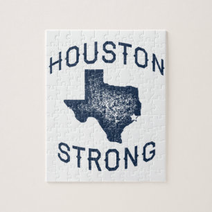 Puzzle Houston fuerte - alivio de la inundación de Harve