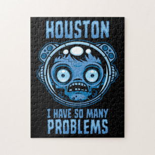 Puzzle Houston tengo tantos problemas astronauta