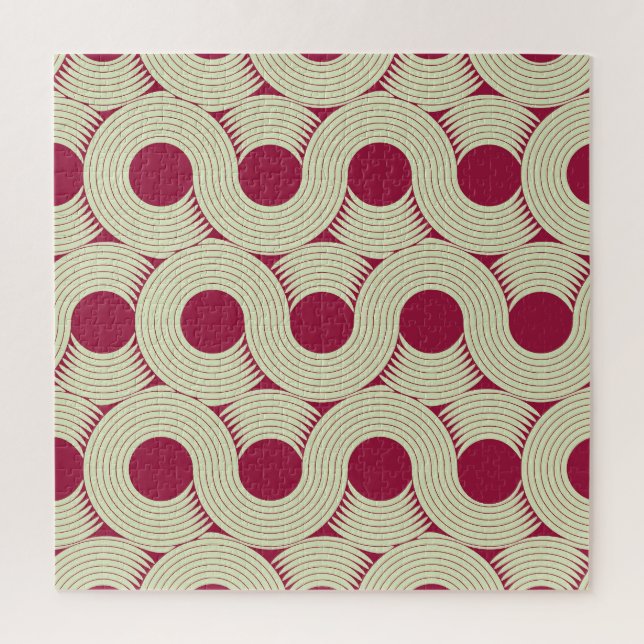 Puzzle Huelga de Moebius: Infinita mosaico rojo-verde (Vertical)