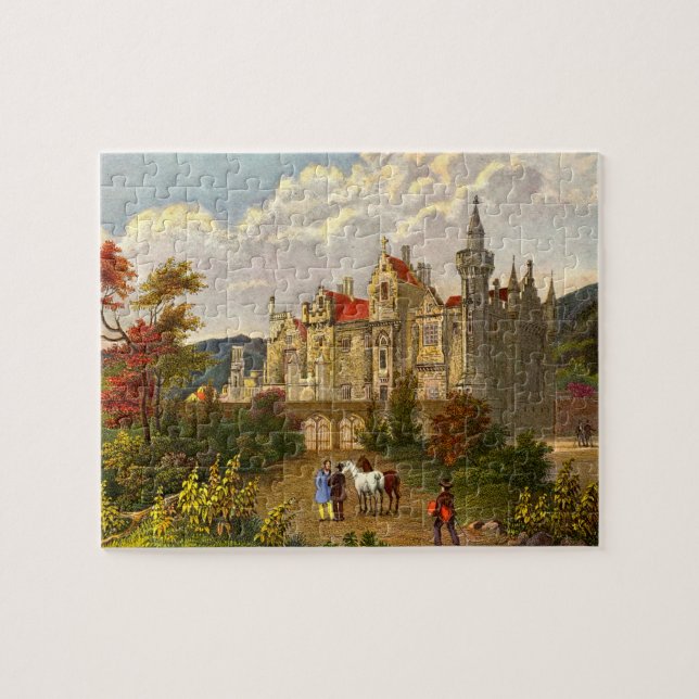 Puzzle huella antigua de Abbotsford House (Horizontal)