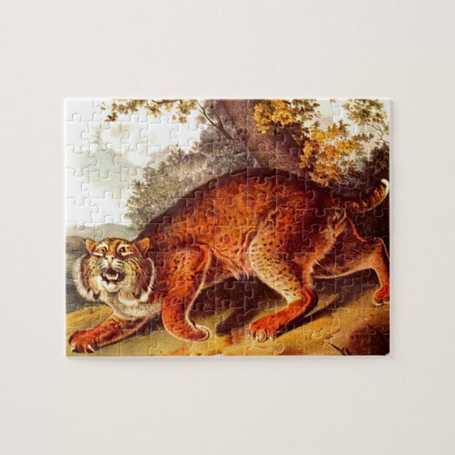 Puzzle Huella bobcat del siglo XIX (Horizontal)