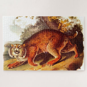 Puzzle Huella bobcat del siglo XIX