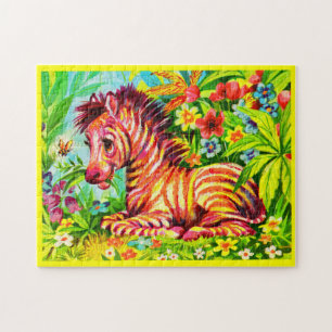 Puzzle Huella de cebra de los años 1960