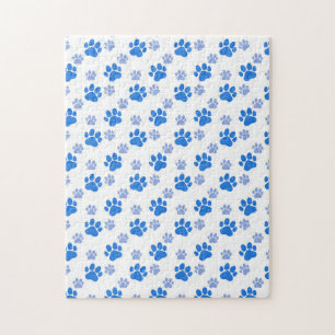 Puzzle Huella de pata de perro Amante de animales simples