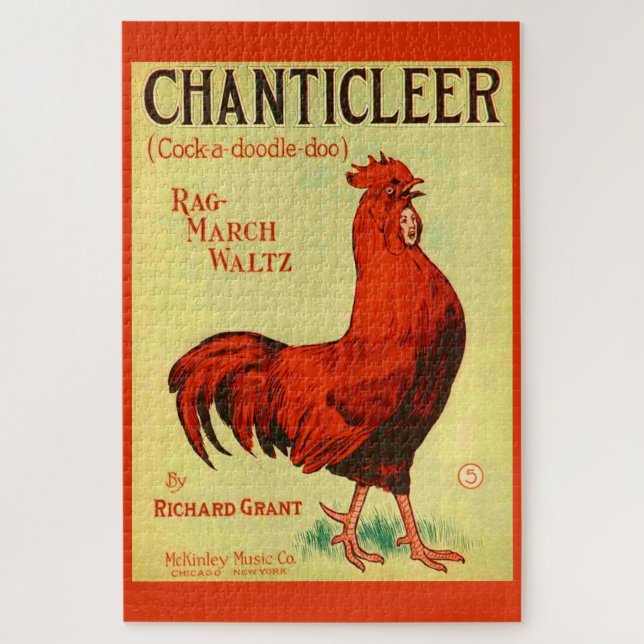 Puzzle Huella musical de Chanticleer 1910 (Vertical)
