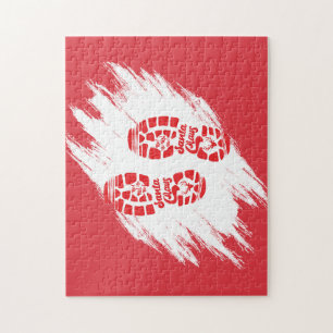 Puzzle Huella Santa