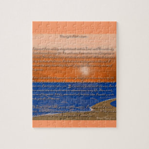 Puzzle Huellas en el poema de la arena