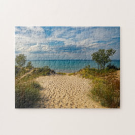 Puzzle Huellas en la arena