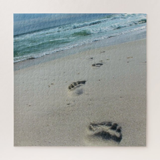 Puzzle Huellas en la arena - playa - 20x20 - PC 676 (Vertical)