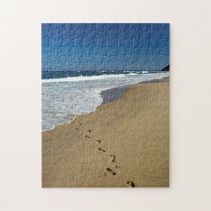 Puzzle Huellas en la playa, Mabibi, Thongaland