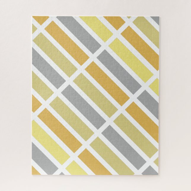 Puzzle Hues Metalizado de bronce dorados (Vertical)