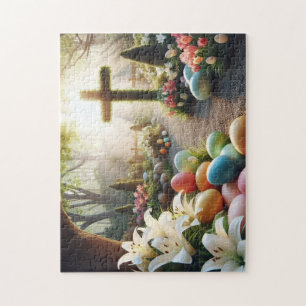Puzzle Huevo cruzado/de Pascua/Lilly