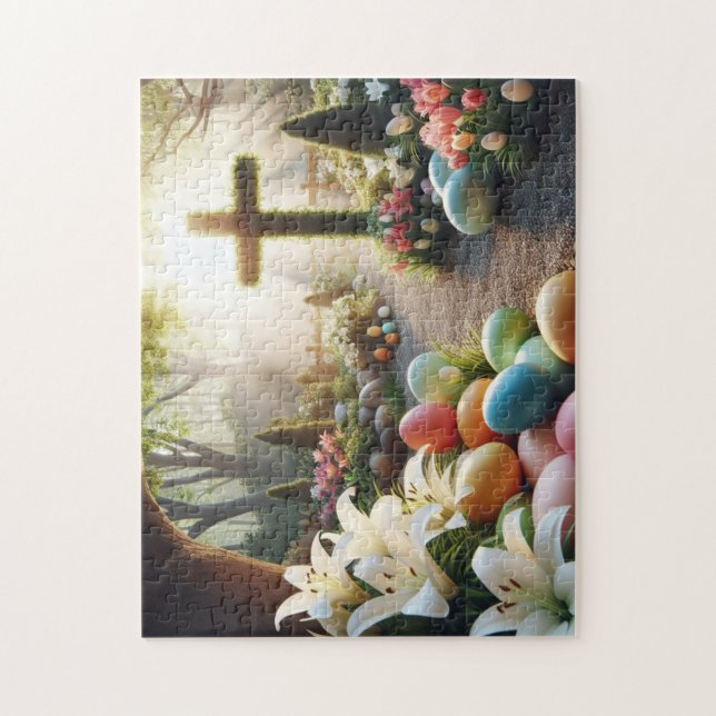 Puzzle Huevo cruzado/de Pascua/Lilly (Vertical)