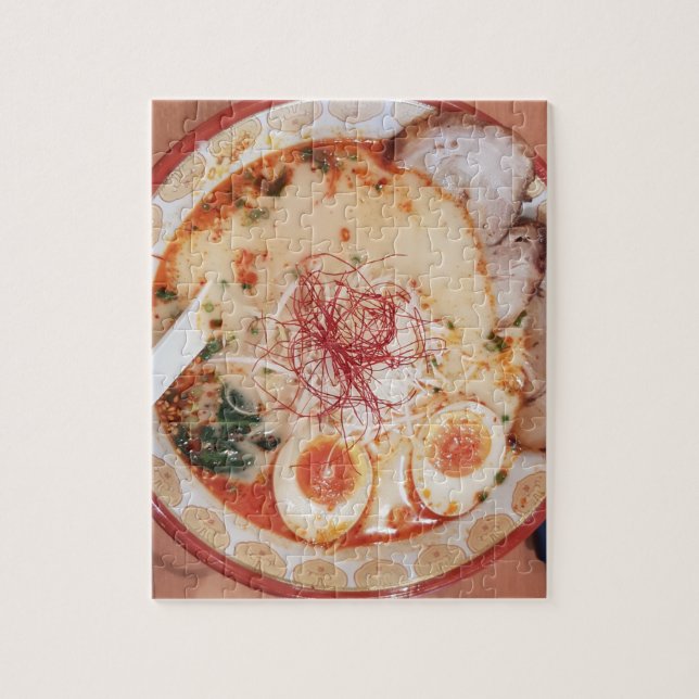 Puzzle Huevo de cerdo: fideos de Ramen Japón (Vertical)