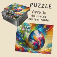 Huevo de Pascua abstracto flujo de color vivo -