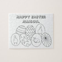 Huevos de Pascua personalizados para colorear los 