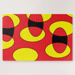 Puzzle Huevos de un Demonio - Arte Abstracto de Ken Gage