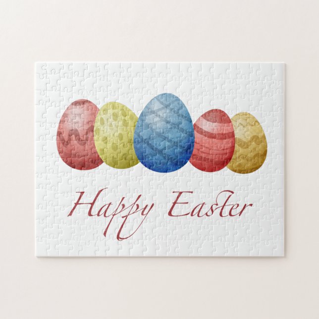 Puzzle Huevos felices de Pascua (Horizontal)