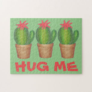 Puzzle Hug Me Green Cactus Cacti Cactuses Potant