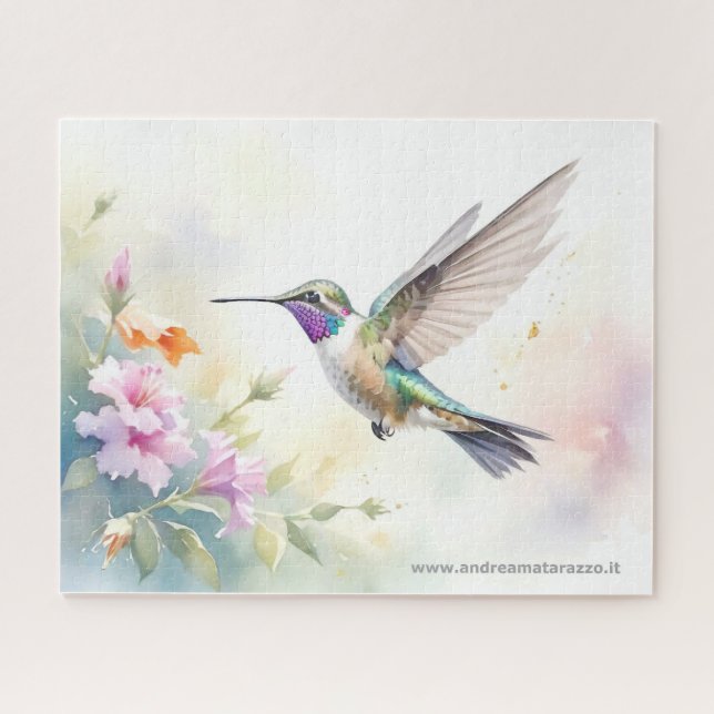 Puzzle Hummingbird (Horizontal)