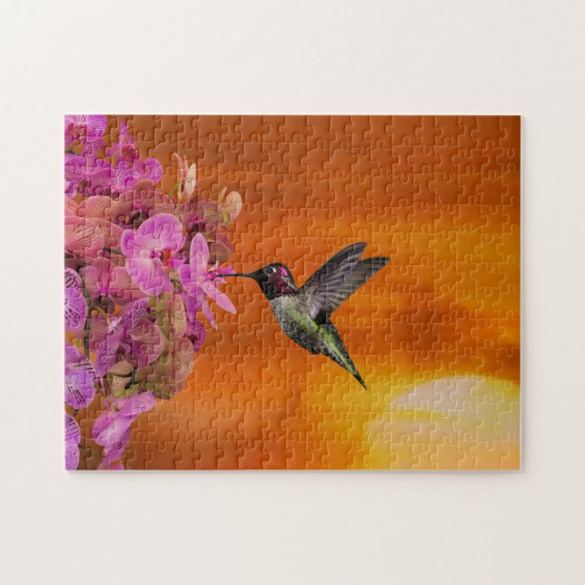 Puzzle Hummingbird (Horizontal)