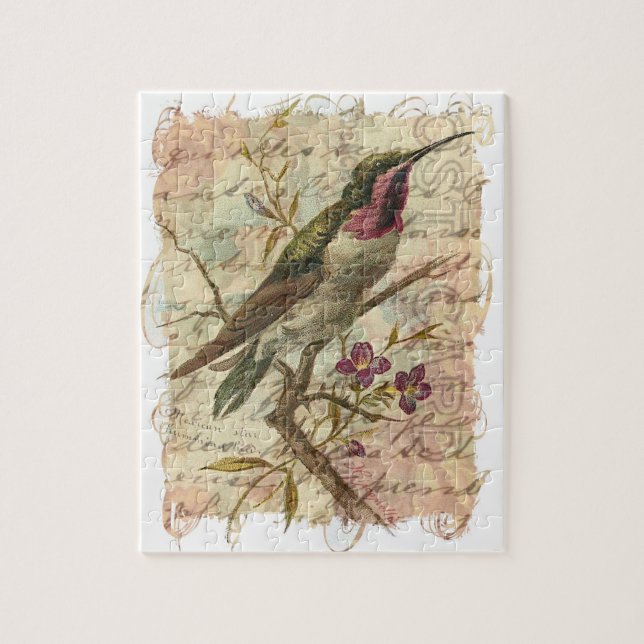 Puzzle Hummingbird (Vertical)