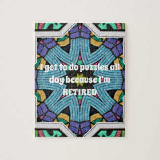 Puzzle Humor de retiro personalizado o regalo gracioso de
