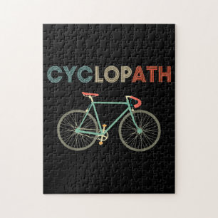 Puzzle Humor divertido ciclista de bicicleta Cyclopath