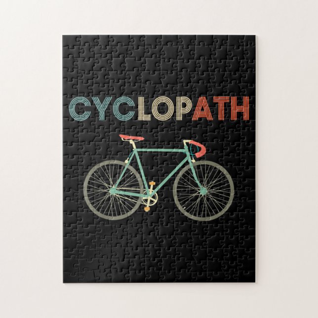 Puzzle Humor divertido ciclista de bicicleta Cyclopath (Vertical)