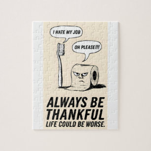 Puzzle Humor divertido de oficina: Pincel de dientes y pa