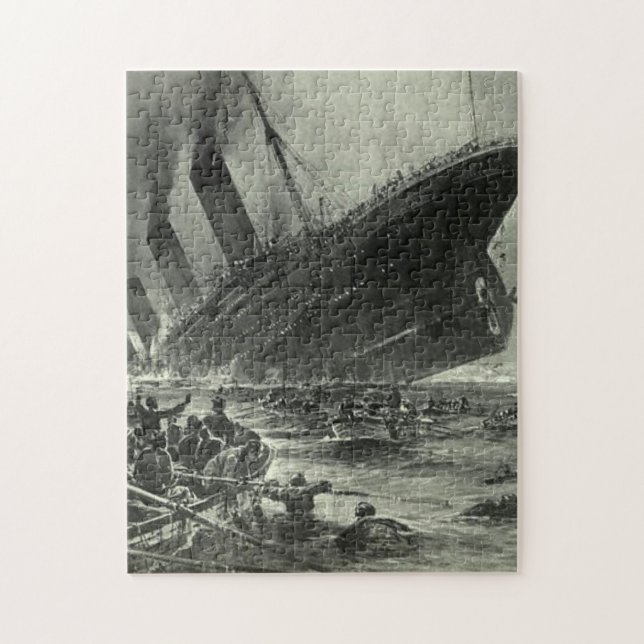 Puzzle Hundimiento de RMS Titanic (Vertical)