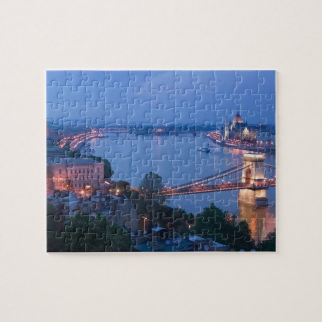 Puzzle HUNGRÍA, Budapest: Puente de Szechenyi (Cadena), 2 (Horizontal)