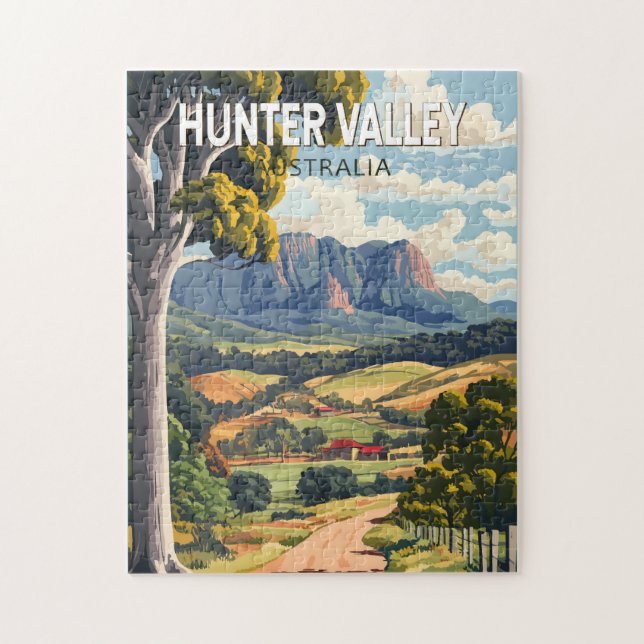 Puzzle Hunter Valley Australia Viaje al arte (Vertical)