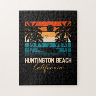 Puzzle Huntington Beach California Palms Vacation Trip
