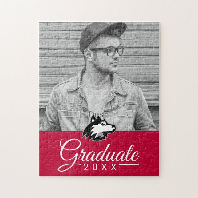 Puzzle Huskies del norte de Illinois (Vertical)