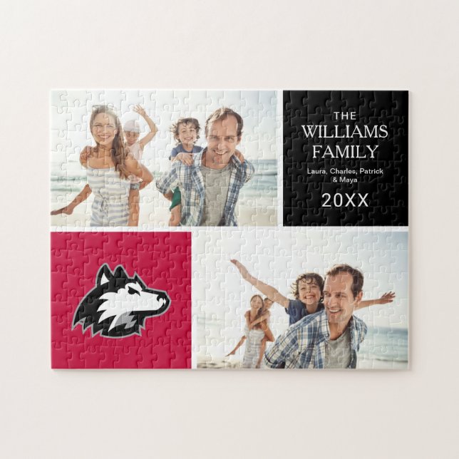Puzzle Huskies del norte de Illinois (Horizontal)