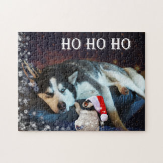 Puzzle Husky Humbug Navidades