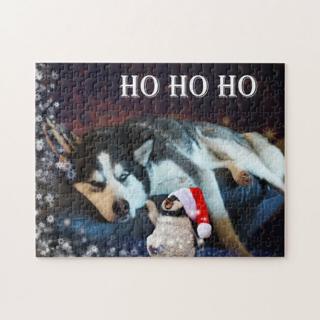 Puzzle Husky Humbug Navidades (Horizontal)