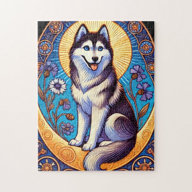 Puzzle Husky Siberian (Vertical)