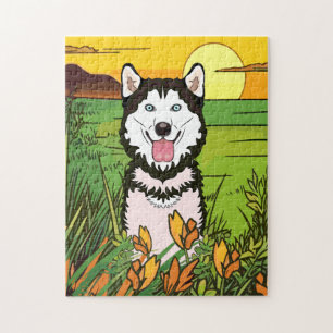 Puzzle Husky siberiano