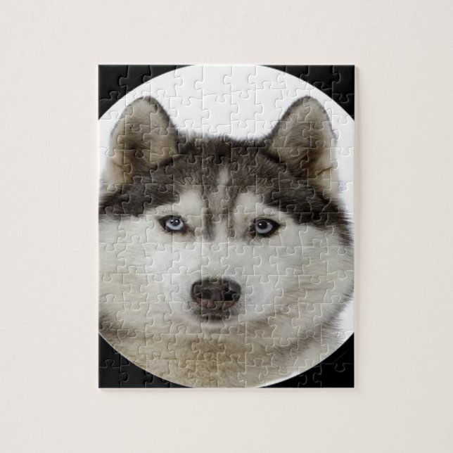 Puzzle "Husky siberiano " (Vertical)