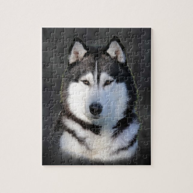 Puzzle Husky siberiano (Vertical)