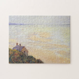 Puzzle Hut at Trouville Low Tide Monet Bella Artes