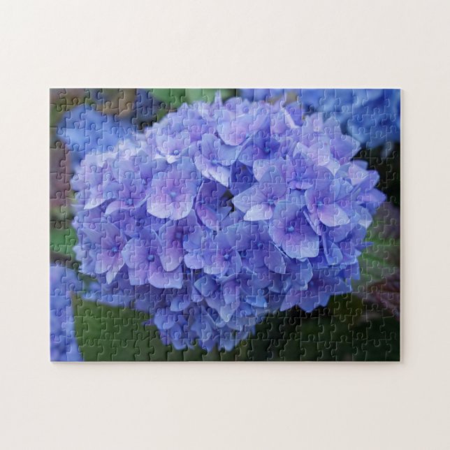 Puzzle Hydrangea azul (Horizontal)
