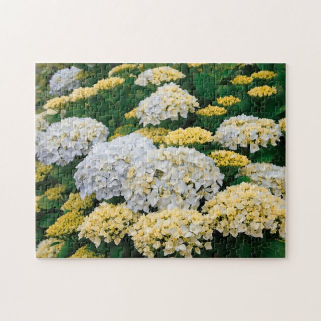 Puzzle Hydrangeas (Horizontal)