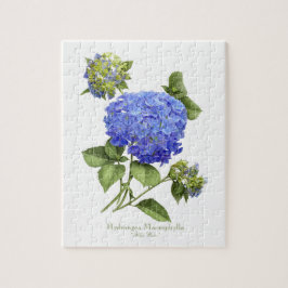 Puzzle Hydrangeas Blue