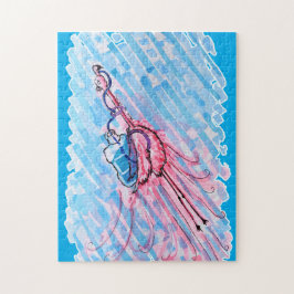 Puzzle Hydrated Flamingo