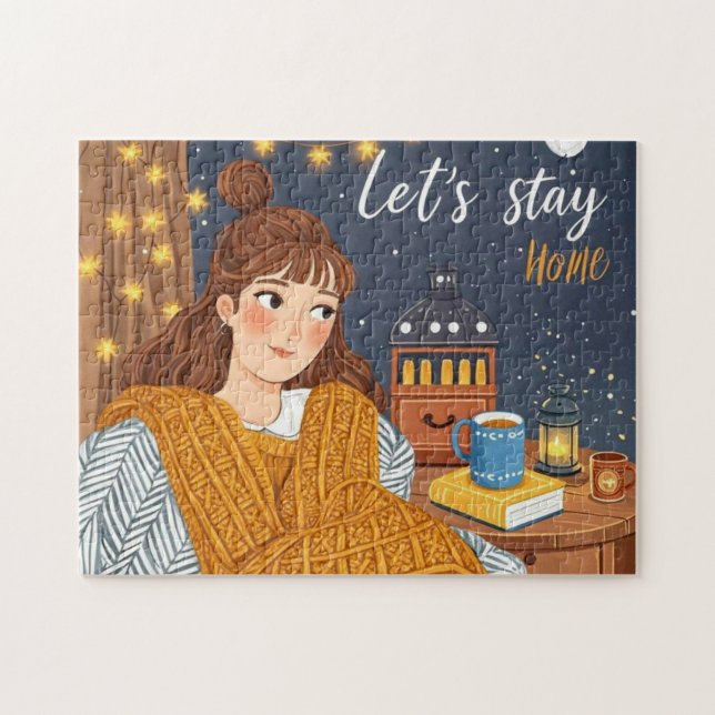 Puzzle Hygge Cosy Candlelight Night Celebration (Horizontal)