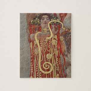 Puzzle Hygieia de Gustav Klimt, Arte Nouveau antiguo
